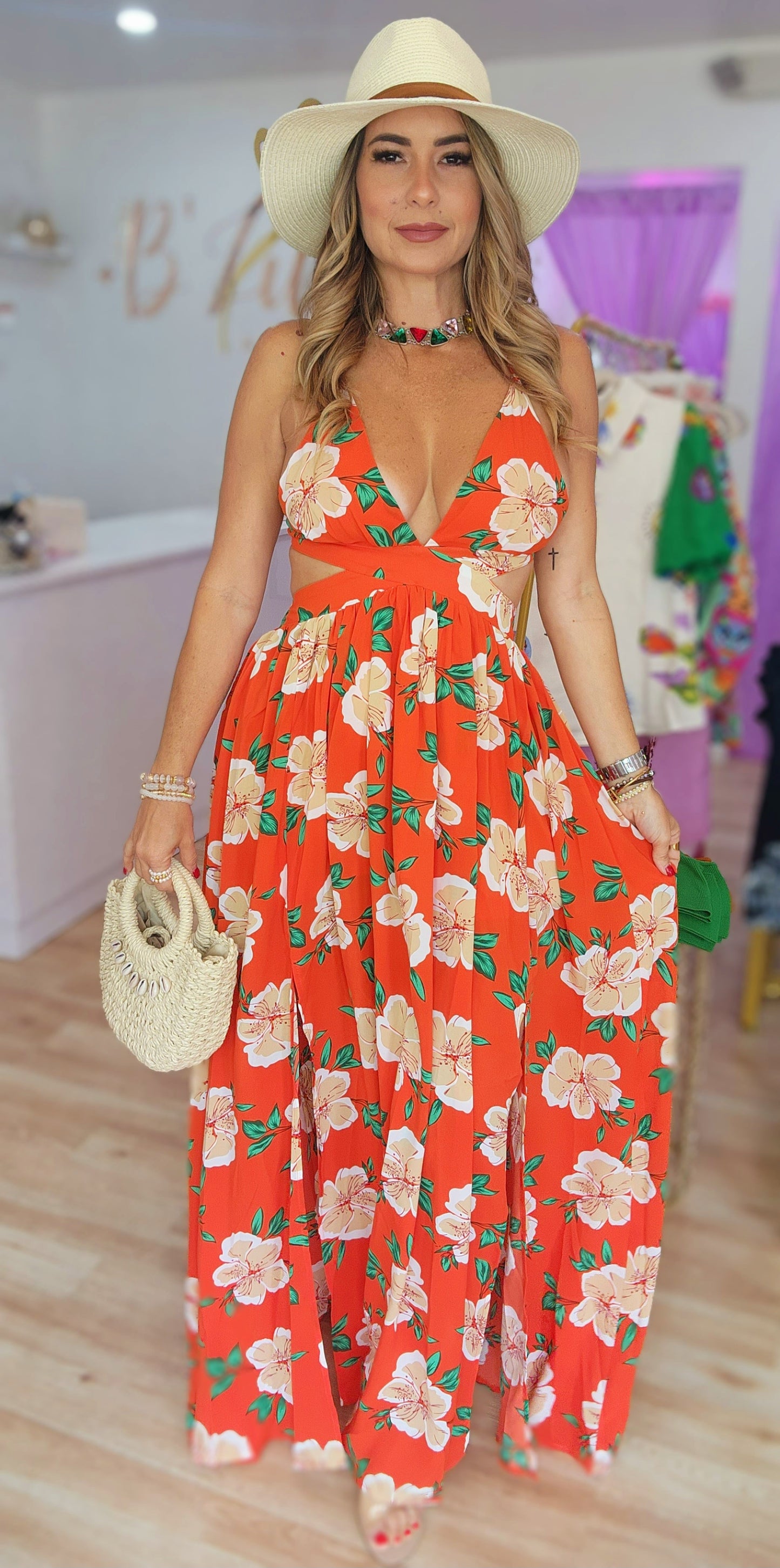 Tropical Maxi Dress