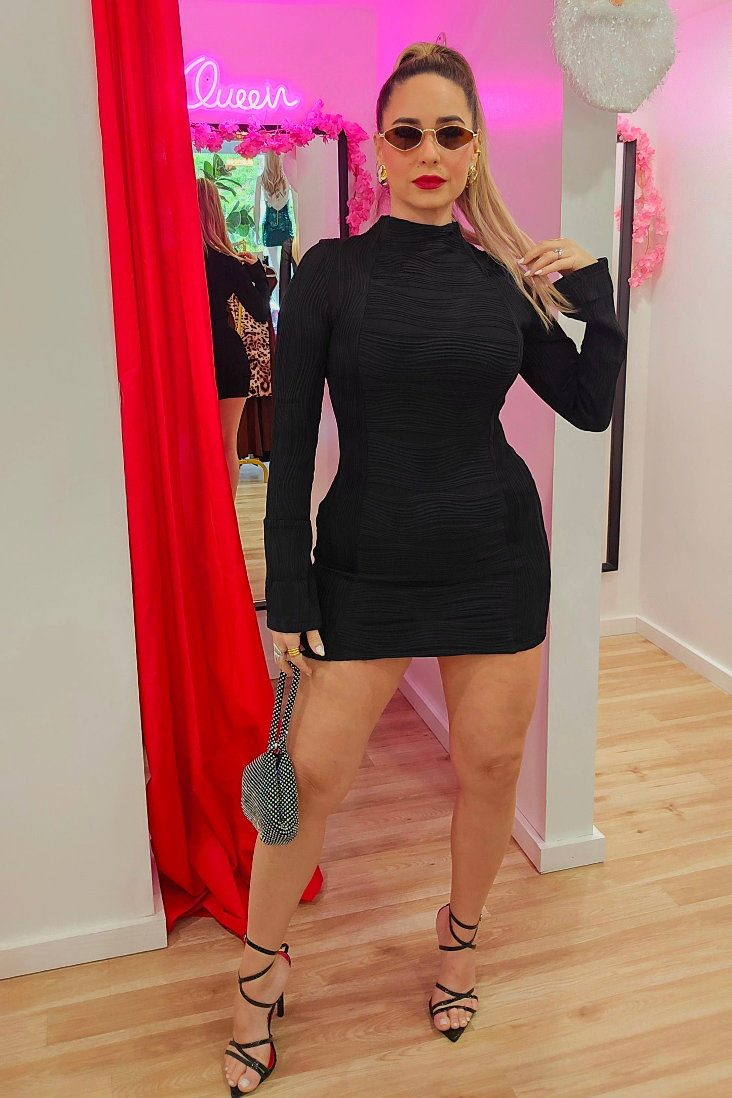 Ariadna" Black Dress