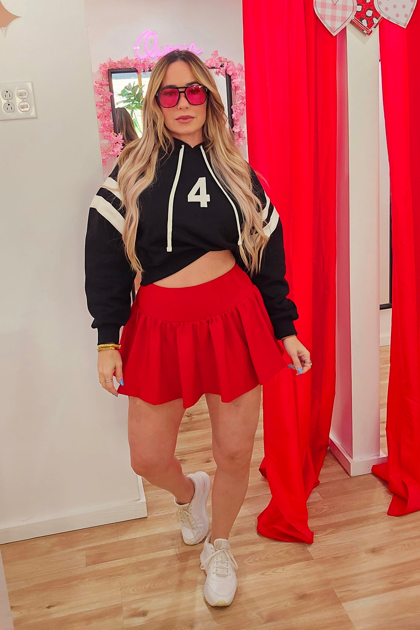 Red Skort