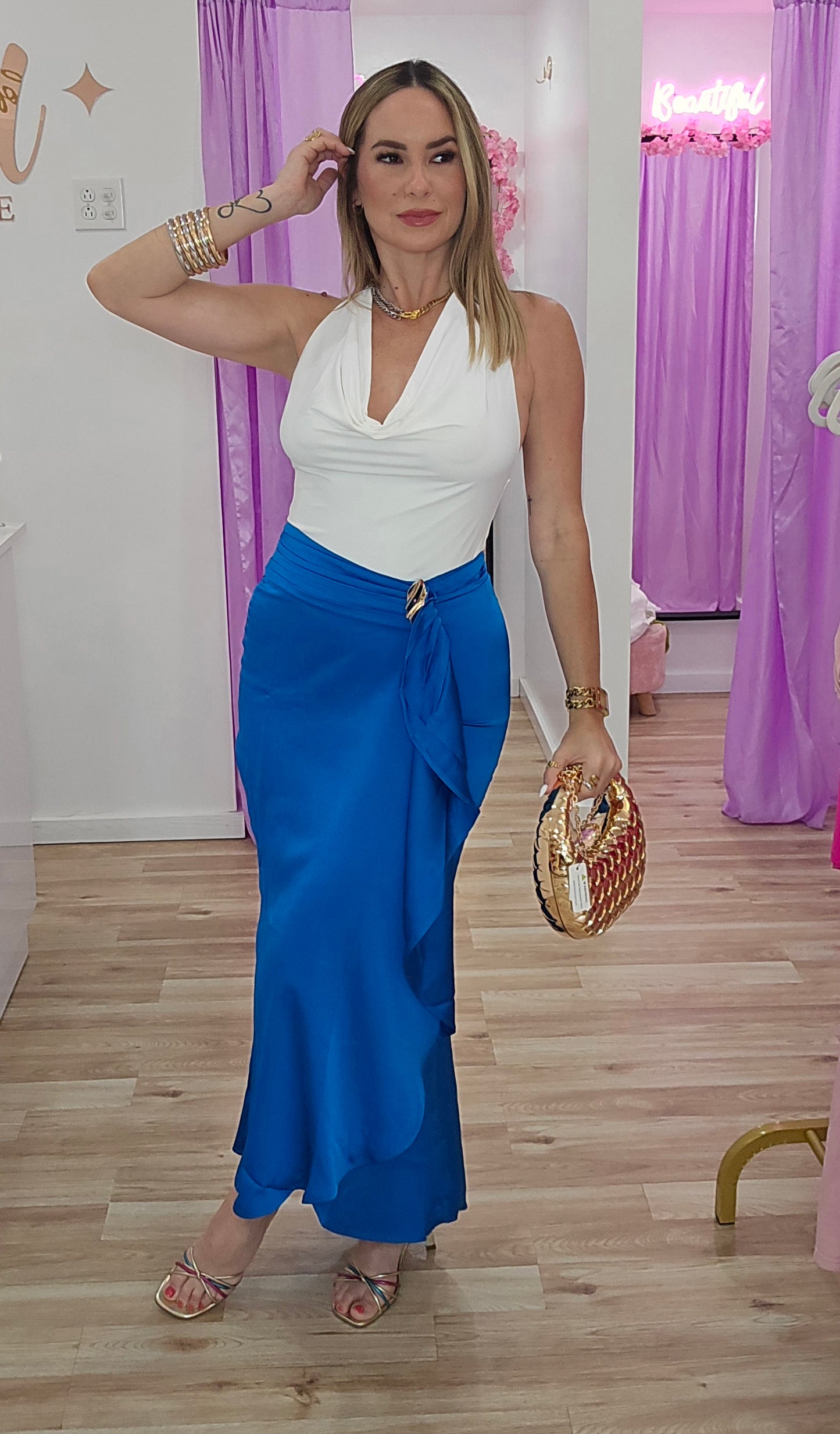 Royal Maxi Skirt