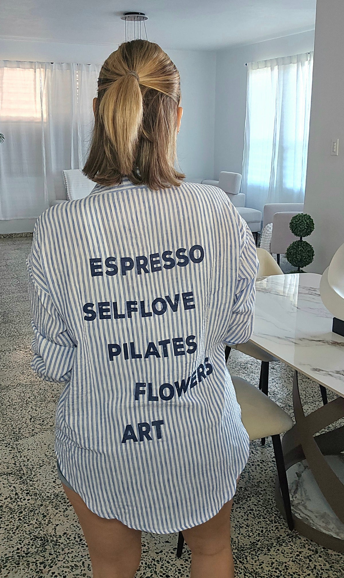 Pilates, Expresso, Beach, Flowers, Sunrise Blouse (en 3 colores a elegir)