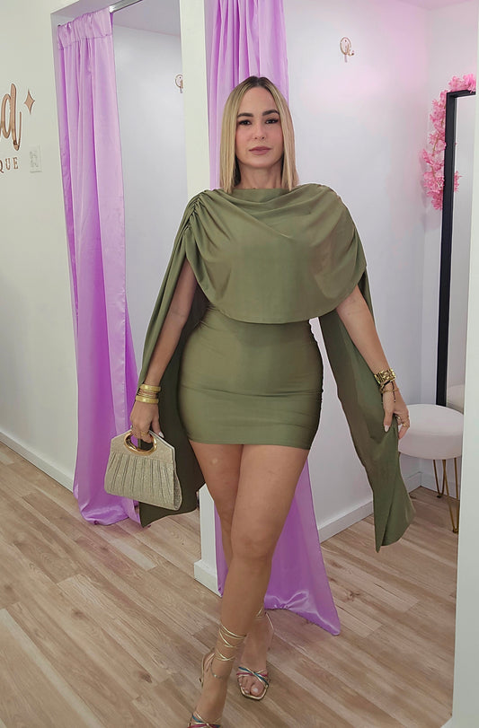 Olive" Elegant Dress
