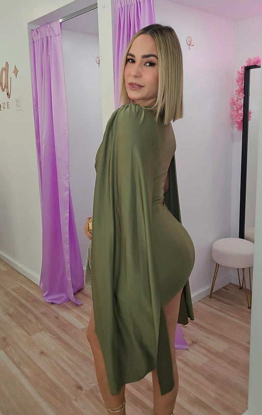 Olive" Elegant Dress