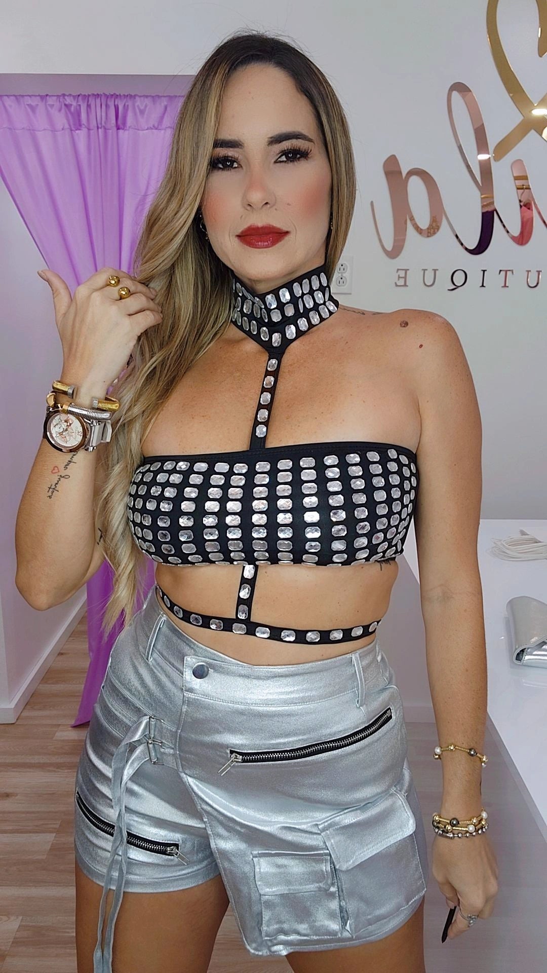 Diamond Stud Top