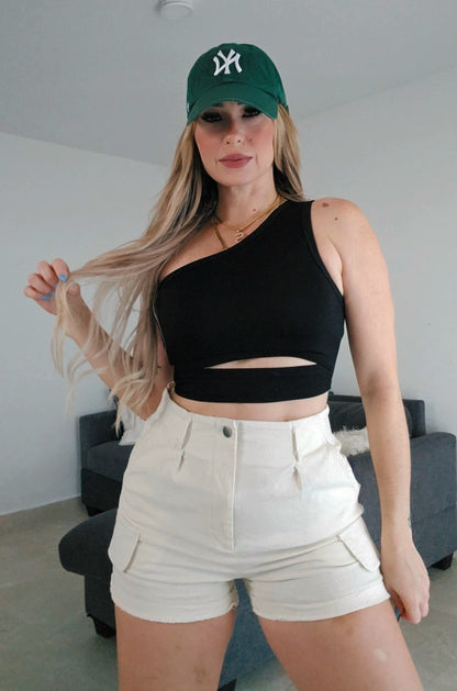 Alejandra" Basic Tops en (4 colores)