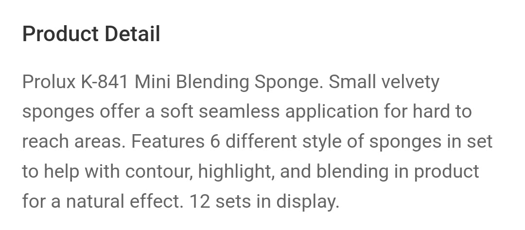 Blending Sponge