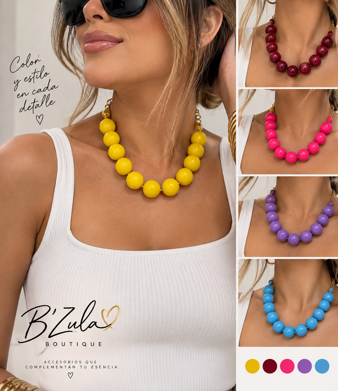 Chunky" Colors Collar