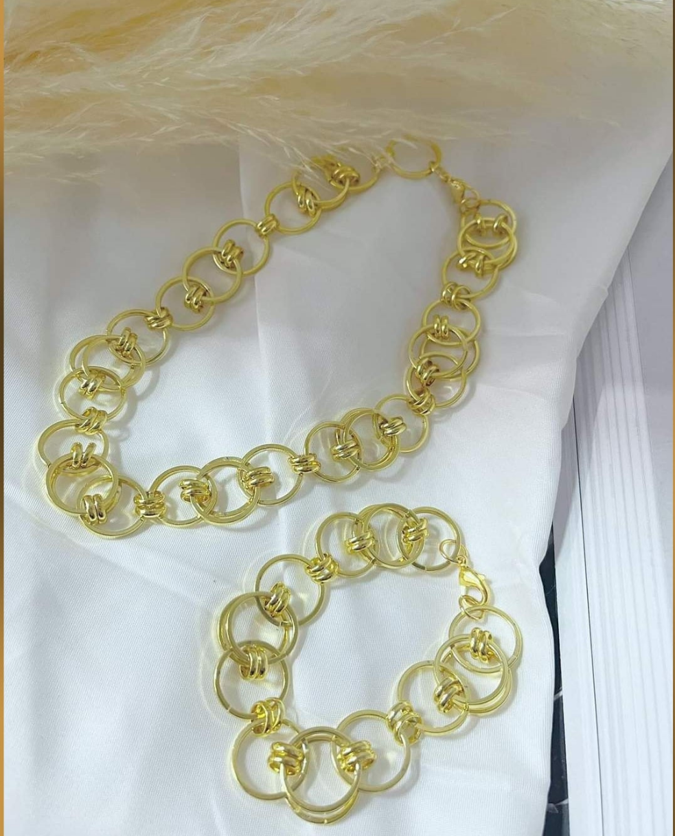 Gold Jewelry Set